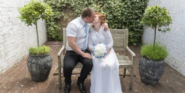 Liam and Rebecca get married at Southampton Registry Office